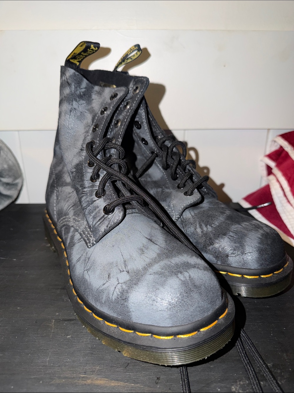 NWOT TYE DYE DR MARTENS